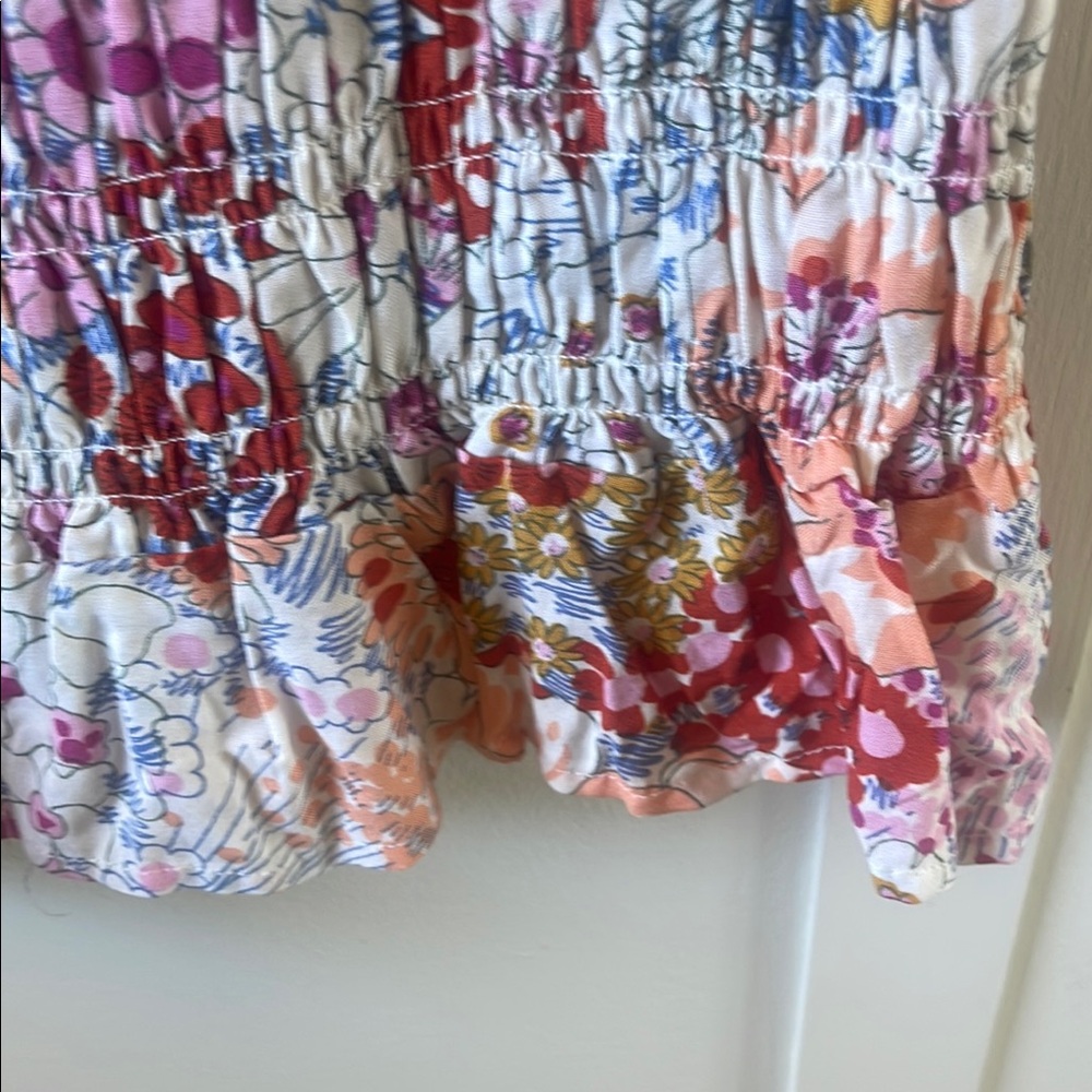 Colorful Smocked Midi Dress - Picture 5 of 5